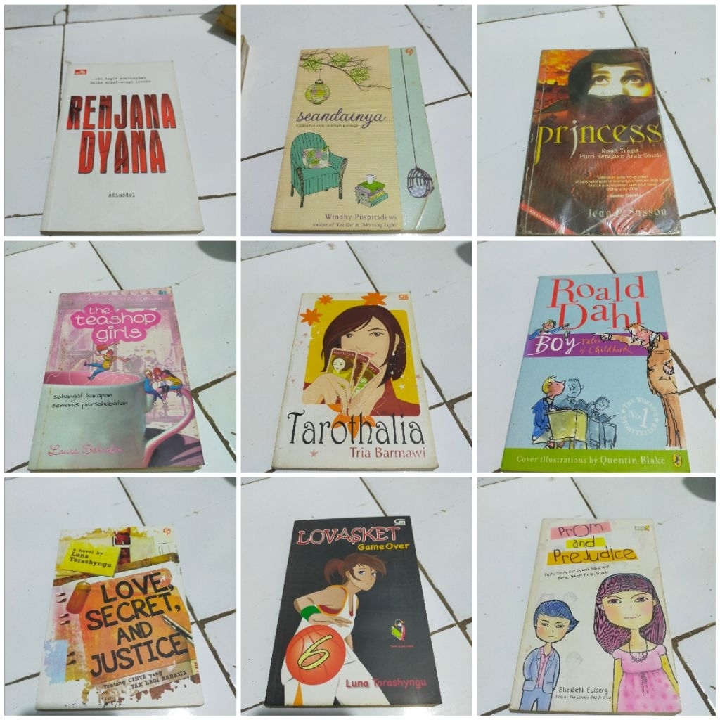 Novel Lovasket game over / Boy tales of childhood - Ronald Dahl / Princess kisah tragis putri keraja