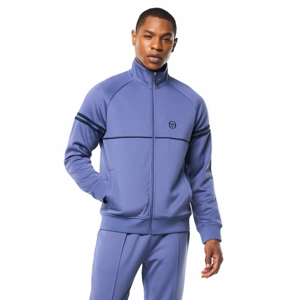 Sergio Tacchini Orion Tracktop Jacket In Heron Blue