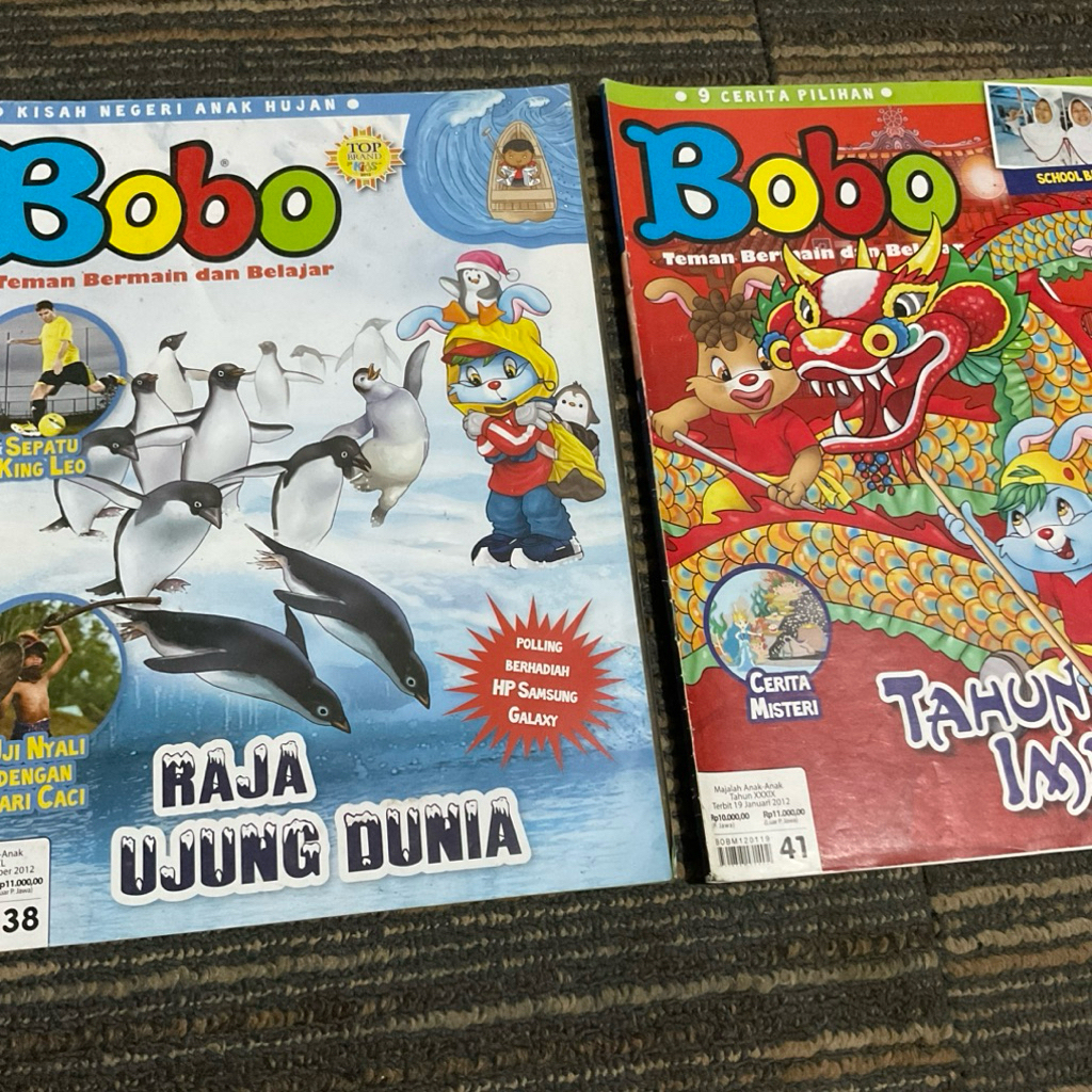 Majalah Anak Anak Bobo 2012