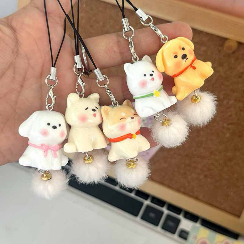 MY LITTLE BERRY - Gantungan Handphone - Gantungan Lonceng Kucing - Keychain Bell Kitten