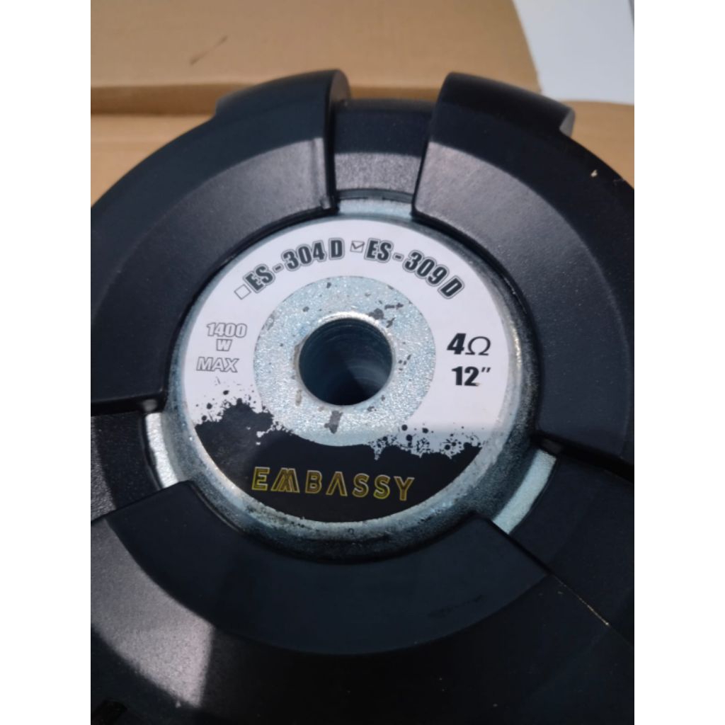EMBASSY ES-304 D / ES-309 D 1400W MAX 12" DUAL DOUBLE 4