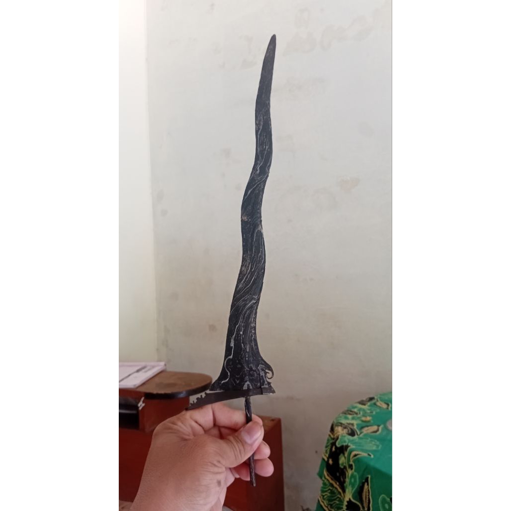 Bilah Keris Pendawa Cinarito Luk 5 Pamor Ngubet