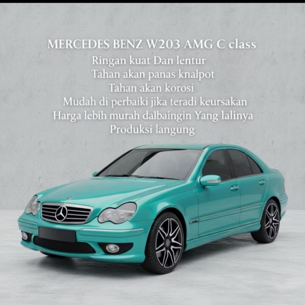 Bodykit Mercy w203 C-Class 2000-2007 AMG BODY KIT BODIKIT kuat | tebal | lentur |