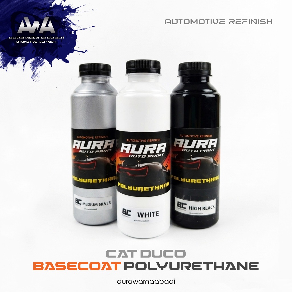 AURA Cat Duco Mobil Basecoat PU (Polyurethane) 250ml - 100ml -  Cat Duco Semprot Berkualitas