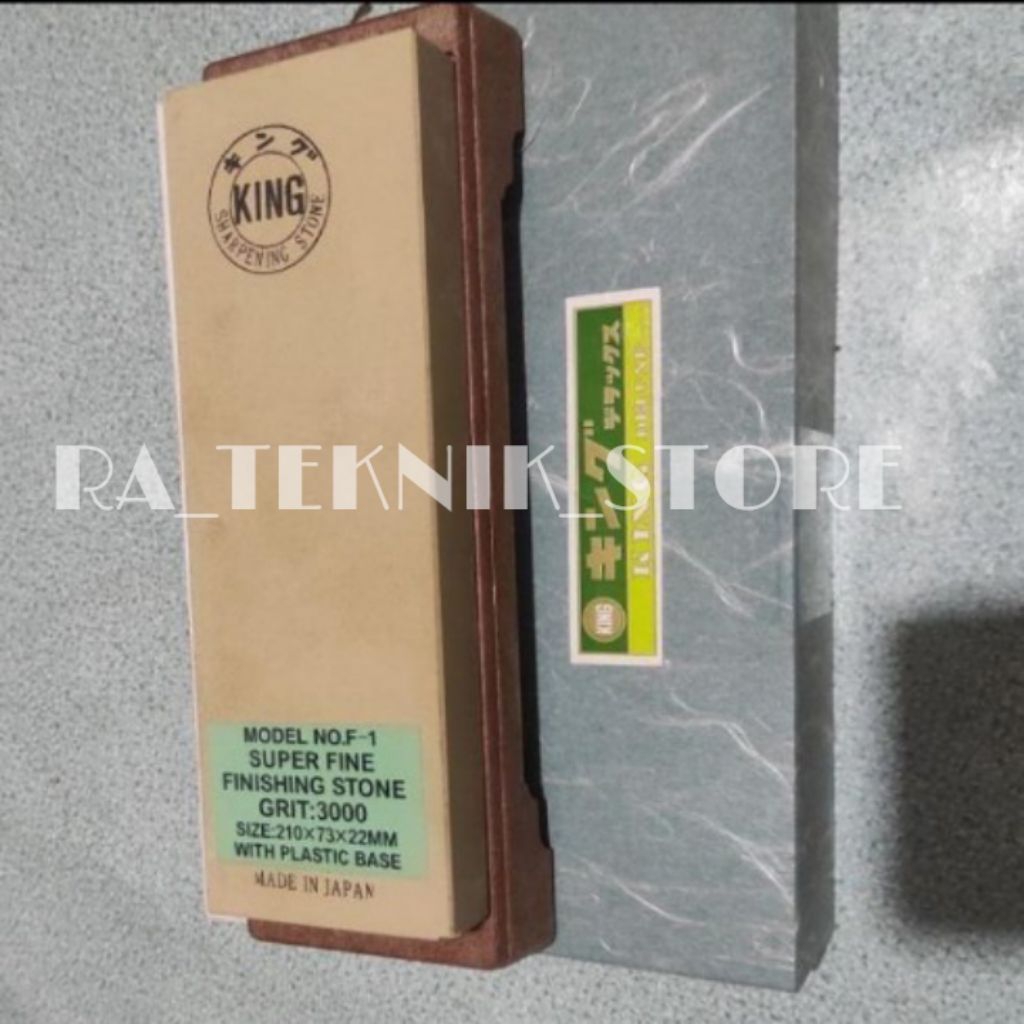 BATU ASAHAN KING SUPER FINE FINISHING STONE GRIT 3000 KING ORIGINAL
