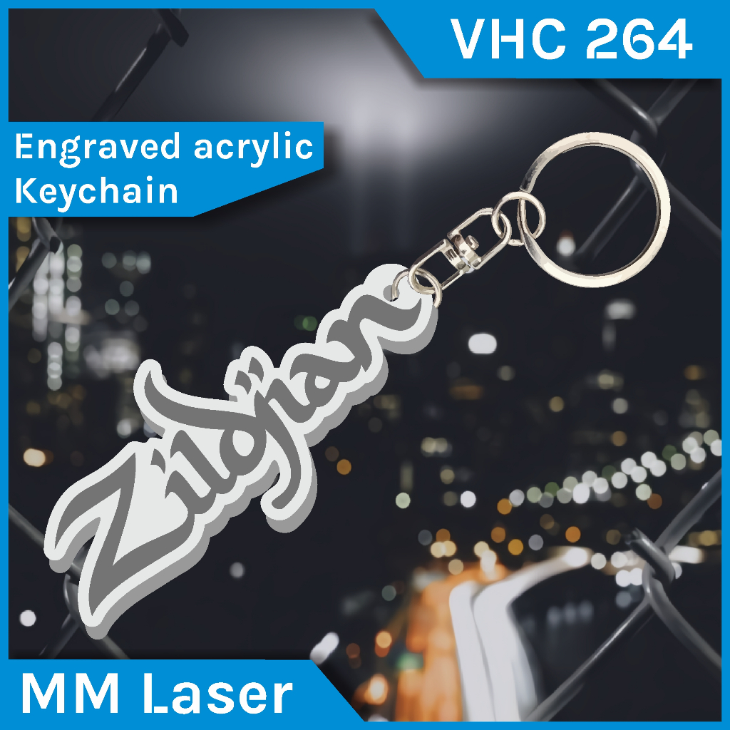 VHC 264 acrylic keychain zildjian | keychain zildjian acrylic | gantungan kunci akrilik zildjian | g