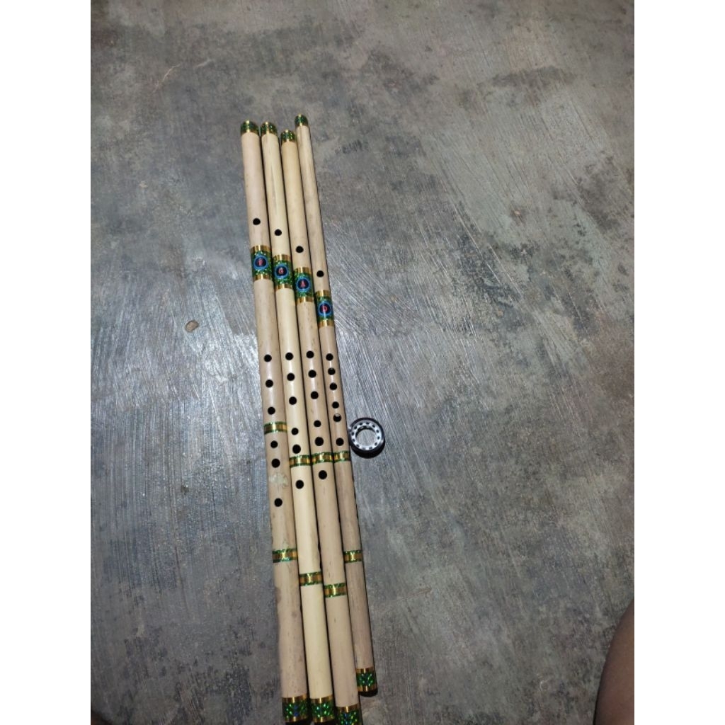 Suling Bambu isi 4 Nada F bass G A dan C kecil