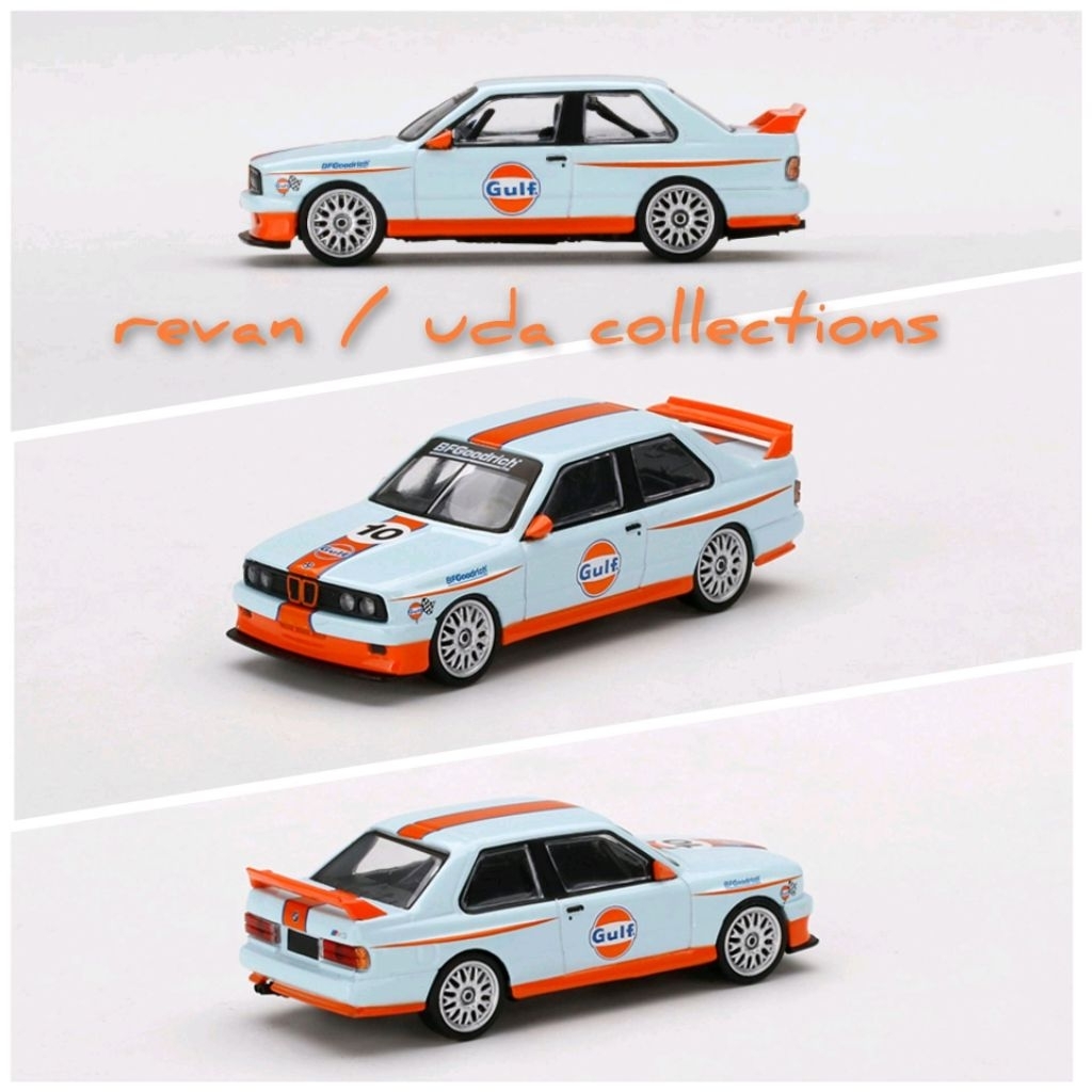 MiniGT Mini GT 314 BMW M3 E30 GULF MiJo / USA Exclusive Blister