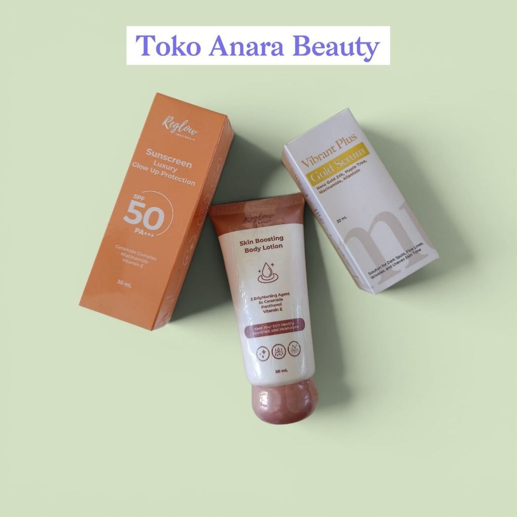Reglow Sunscreen & Amura Skincare ( Baca Deskripsi )