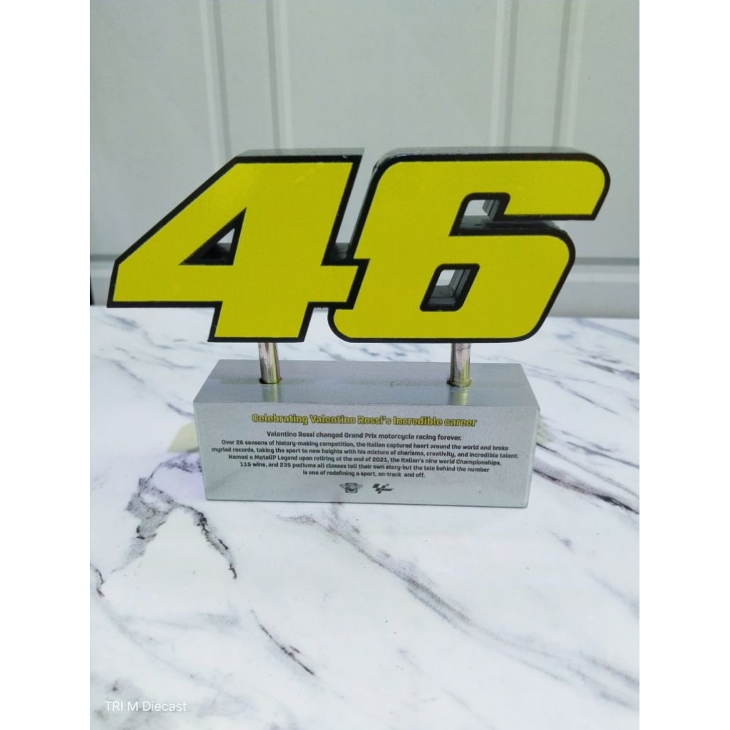 Miniatur maskot legend rossi skala 1:4