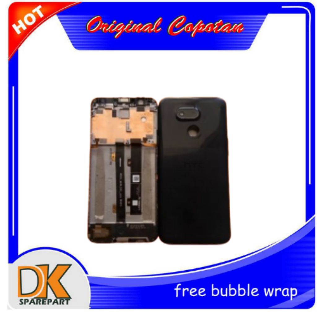 Freme LCD - fleksibel - tutup belakang - Buzer HTC desire 12S Dijamin Original copotan
