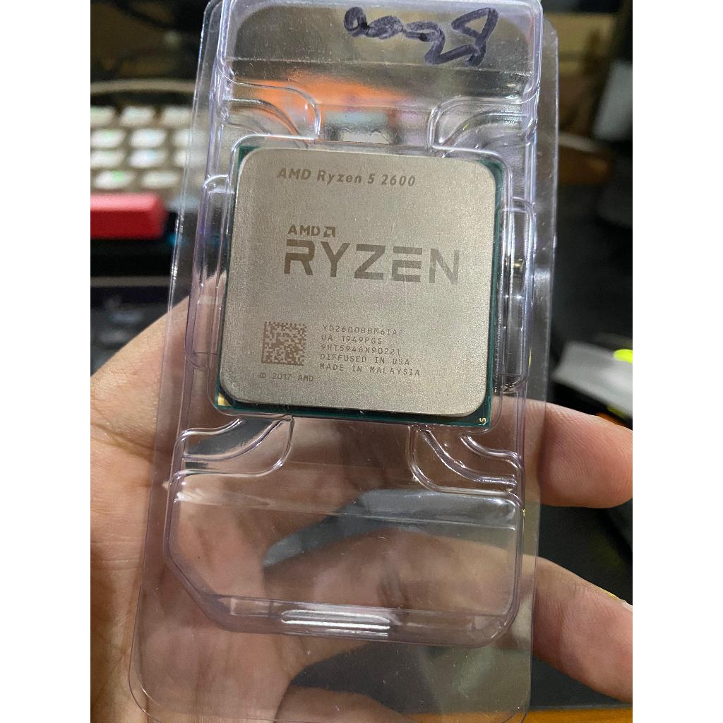 AMD Ryzen 5 2600 Bekas / Second - Batangan (Kondisi Good)