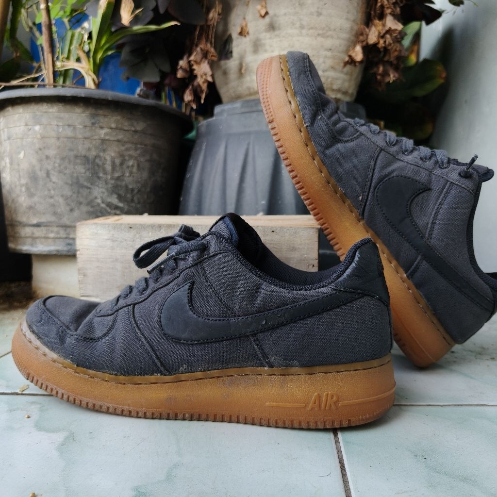 Nike AF1 LV8 Black Gum Canvas 2018
