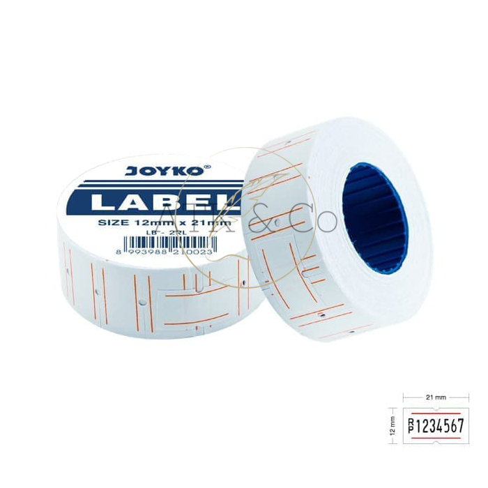 Label Harga Joyko 1 Baris - Price Label Joyko LB-2RL