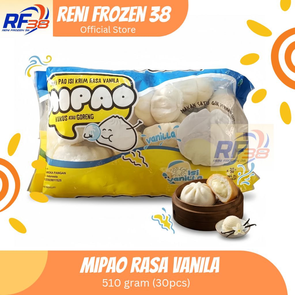 Mipao Rasa Vanilla 500 Gram (30 Pcs)