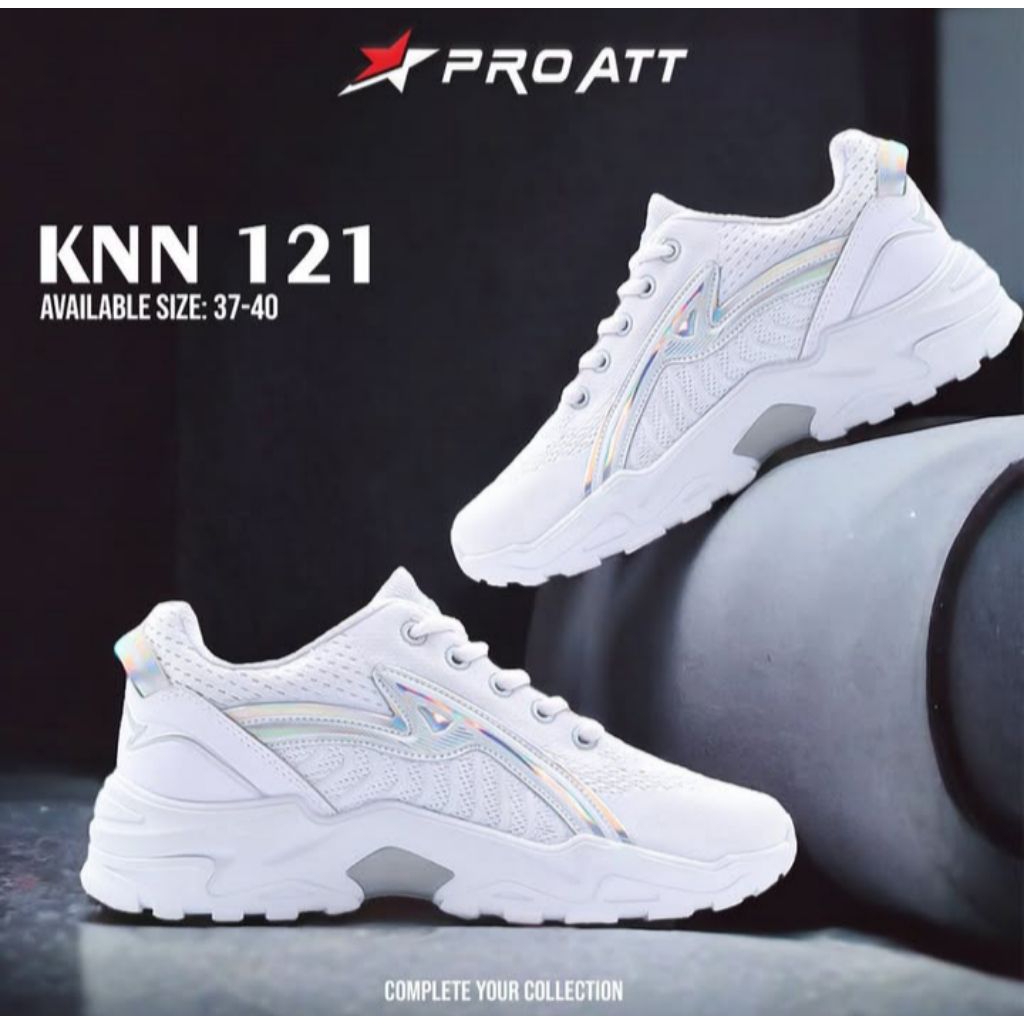 SEPATU PUTIH WANITA CASUAL PRO ATT ORIGINAL KNN 121 / LIP504 / LIX520 / ADX05