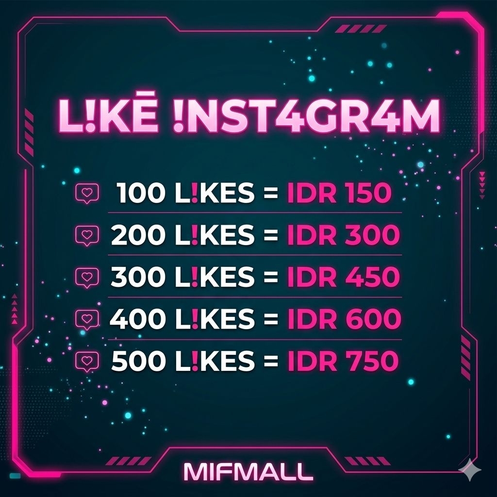 (IG) Likes Instagram kecil | High quality | Murah