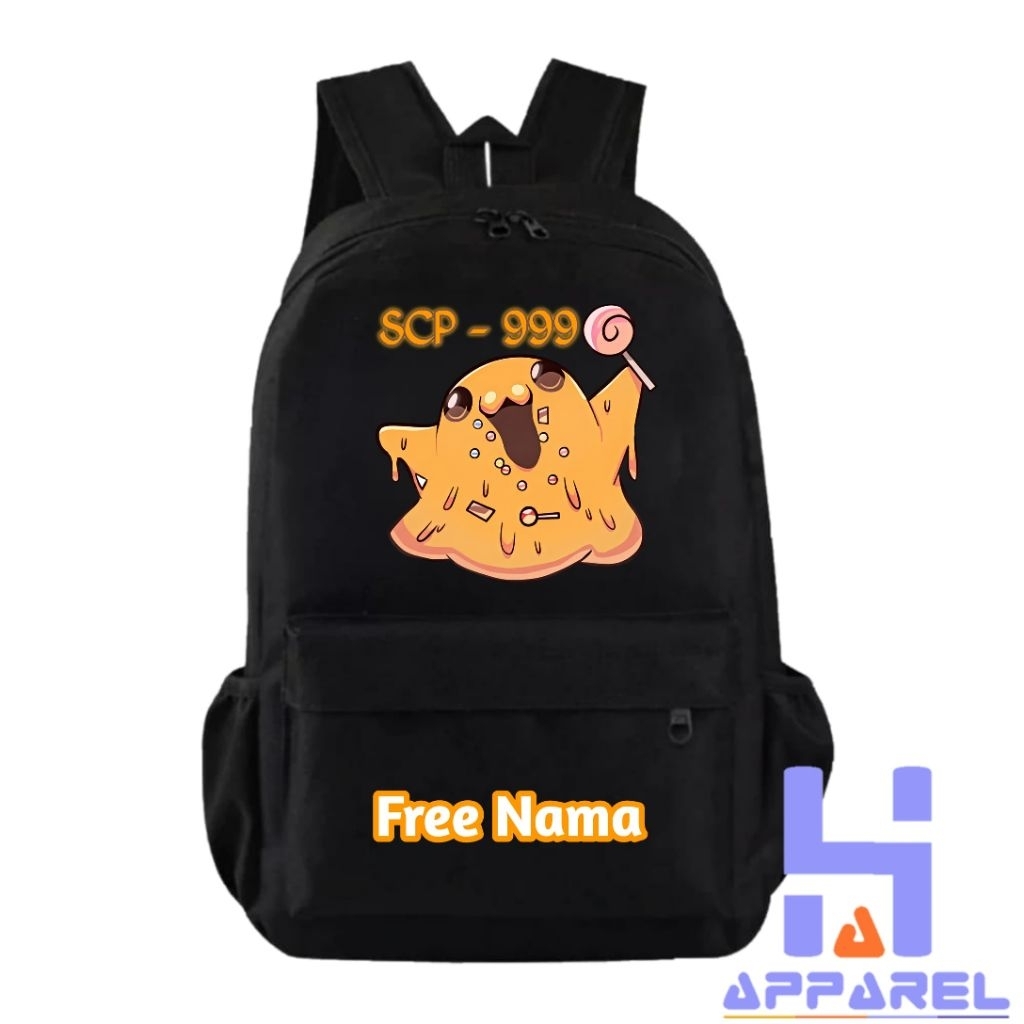 TAS RANSEL ANAK SCP 999 FREE NAMA