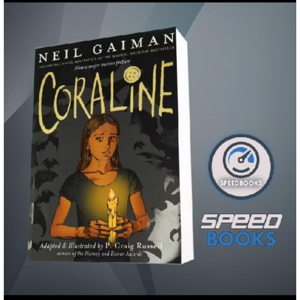 Buku Coraline Graphic Novel Neil Gaiman