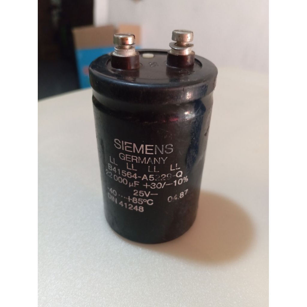 elco jumbo Siemens 25v22000uf tinggi 8cm