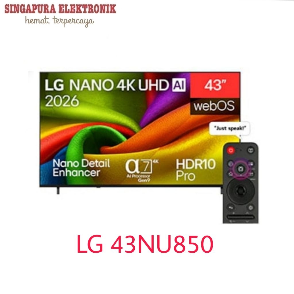 LG TV LED 43" Nano (Smart TV) 43NU850