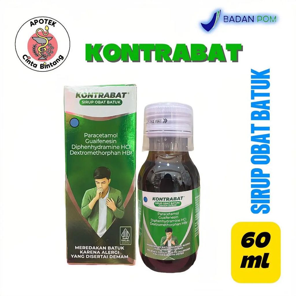 KONTRABAT (cough syrup) 60ml