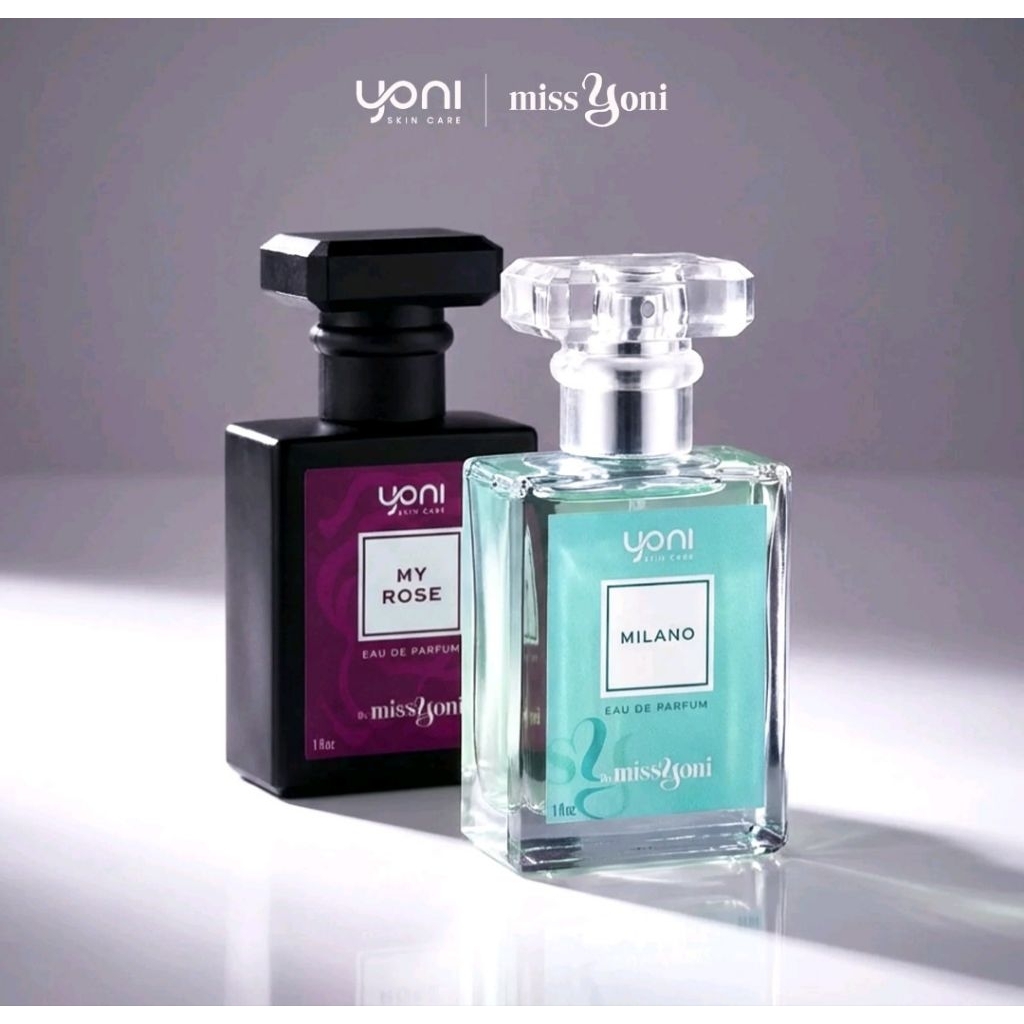YONI SKINCARE - BUNDLING PARFUM MILANO + PARFUM MY ROSE "Wewangian Tahan Lama"