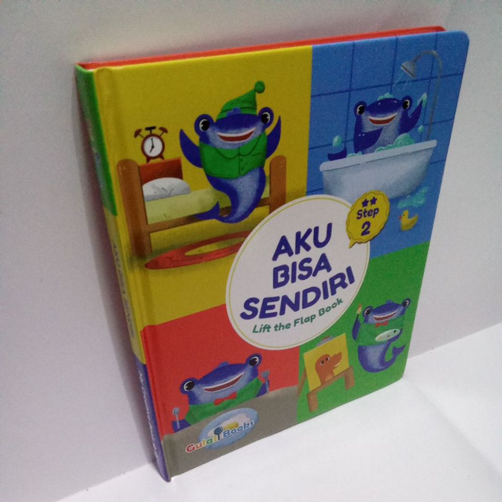 Buku anak Lift the Flap book " Aku bisa sendiri Step 2" Preloved