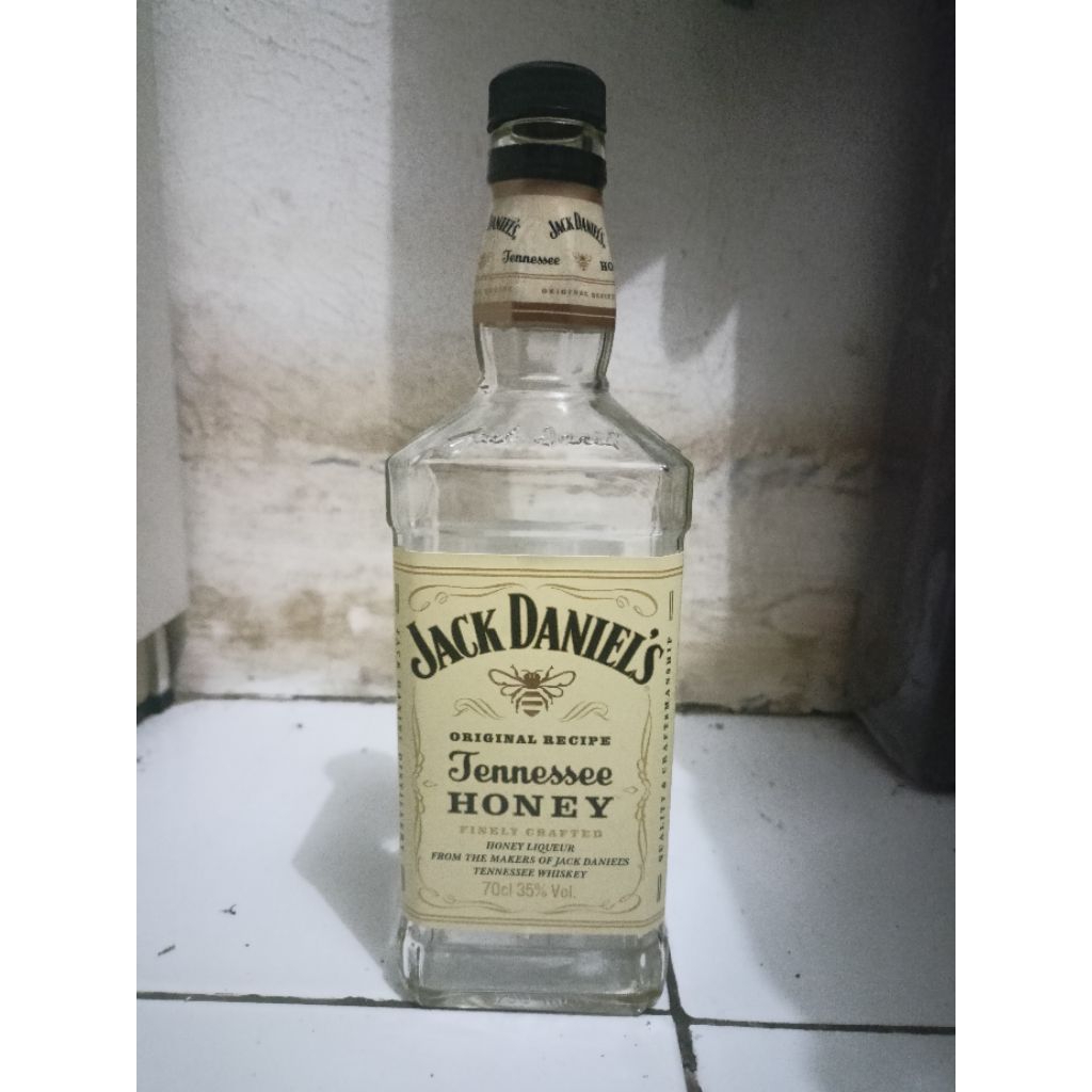 Jual Botol Bekas Jack Daniel's Tennessee Honey Liqueur - 700 ml