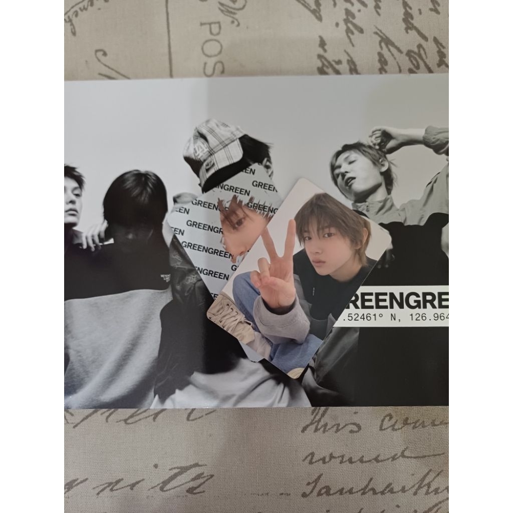 [READY] Official Photocard PC Cortis GreenGreen Juhoon Studio ver