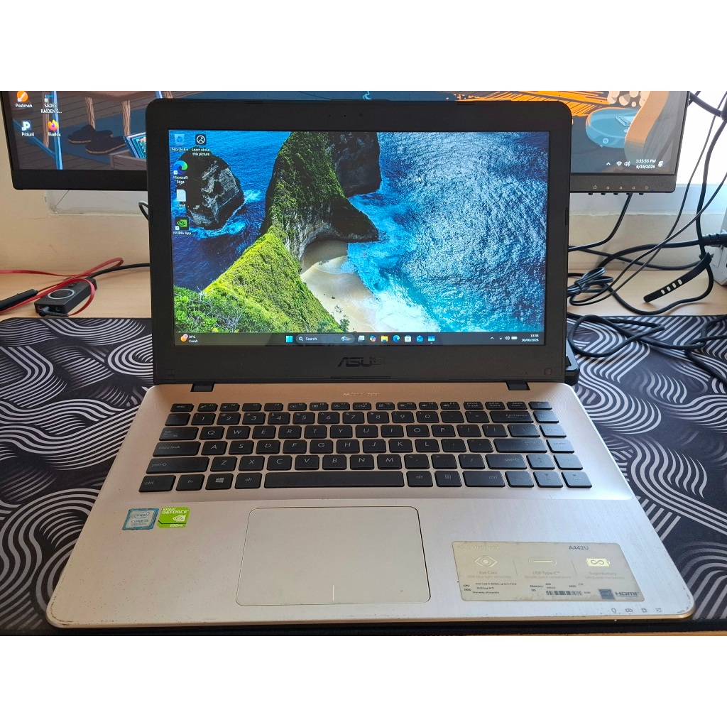 LAPTOP ASUS A442UR Core i5-8250U SSD 256Gb RAM 4GB