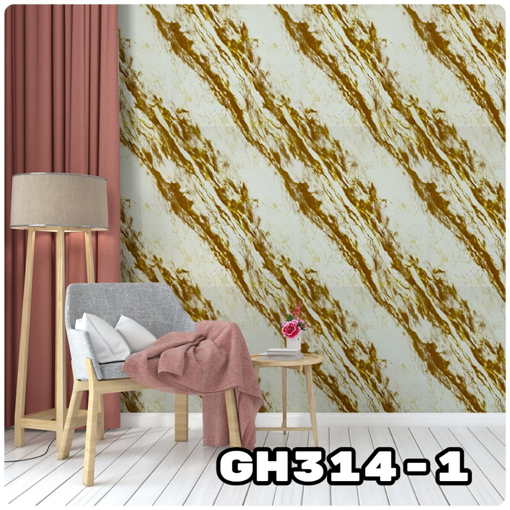 Wallpaper Stiker Dinding ORANGE GH 311-318