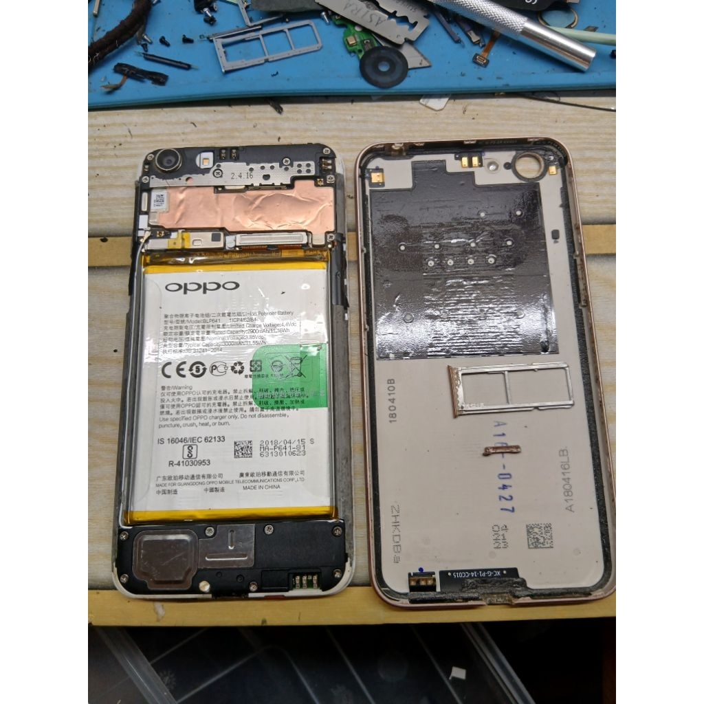 Unit Oppo A71 Ori,minus cek deskripsi