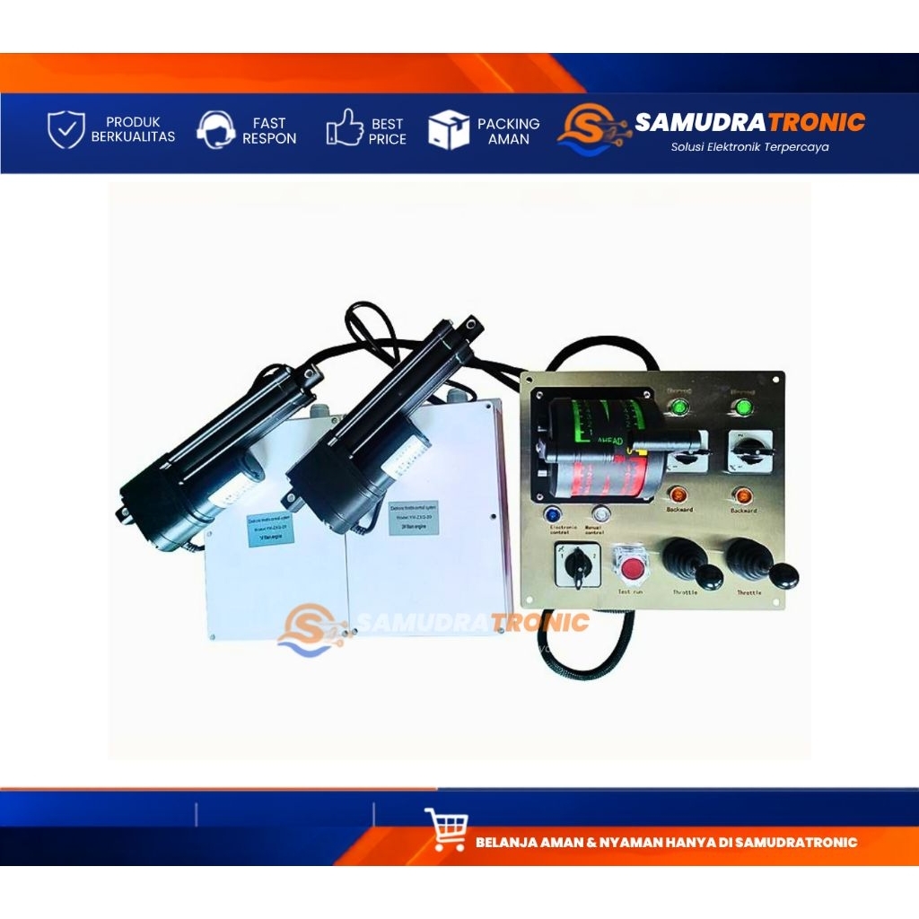 Alat Kontrol Kendali Mesin Kapal Double/Ganda Engine Telegraph Marine Control System Elektrik Kapal 