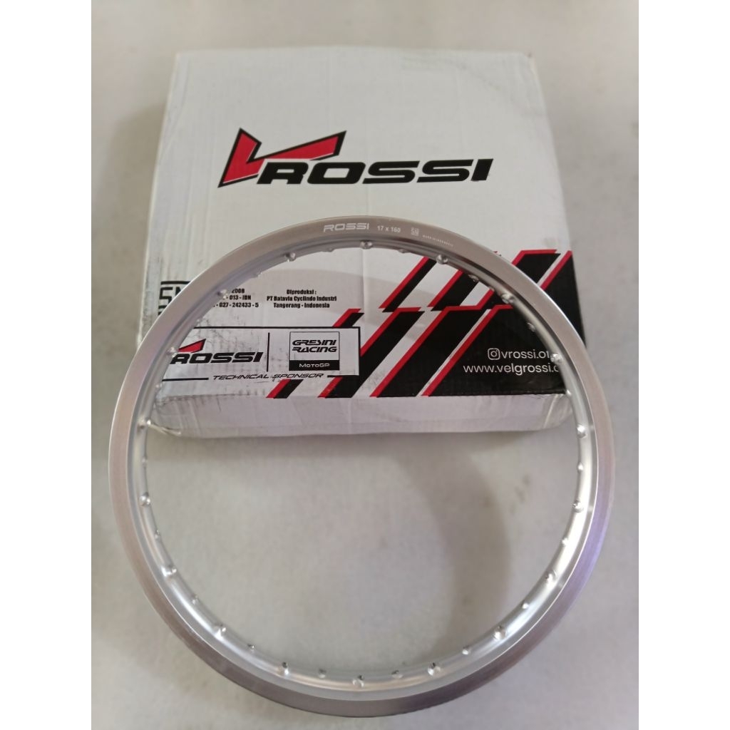 Velg Lingkar V Rossi 17X160 36 Hole Silver