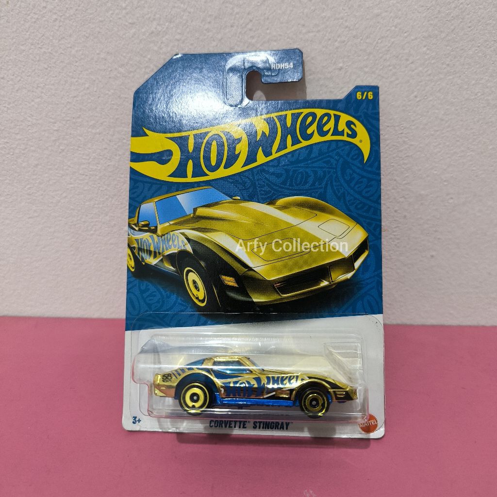 Hot Wheels 58th Anniversary Corvette Stingray base metal