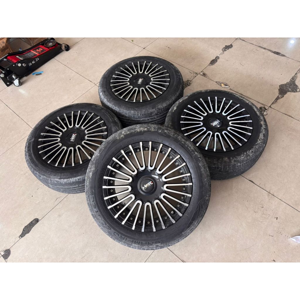 VELG BEKAS RING 15 LUBANG 5 AMARASI HSR R15X6,5 H10X100-114,3 (VELG SAJA)