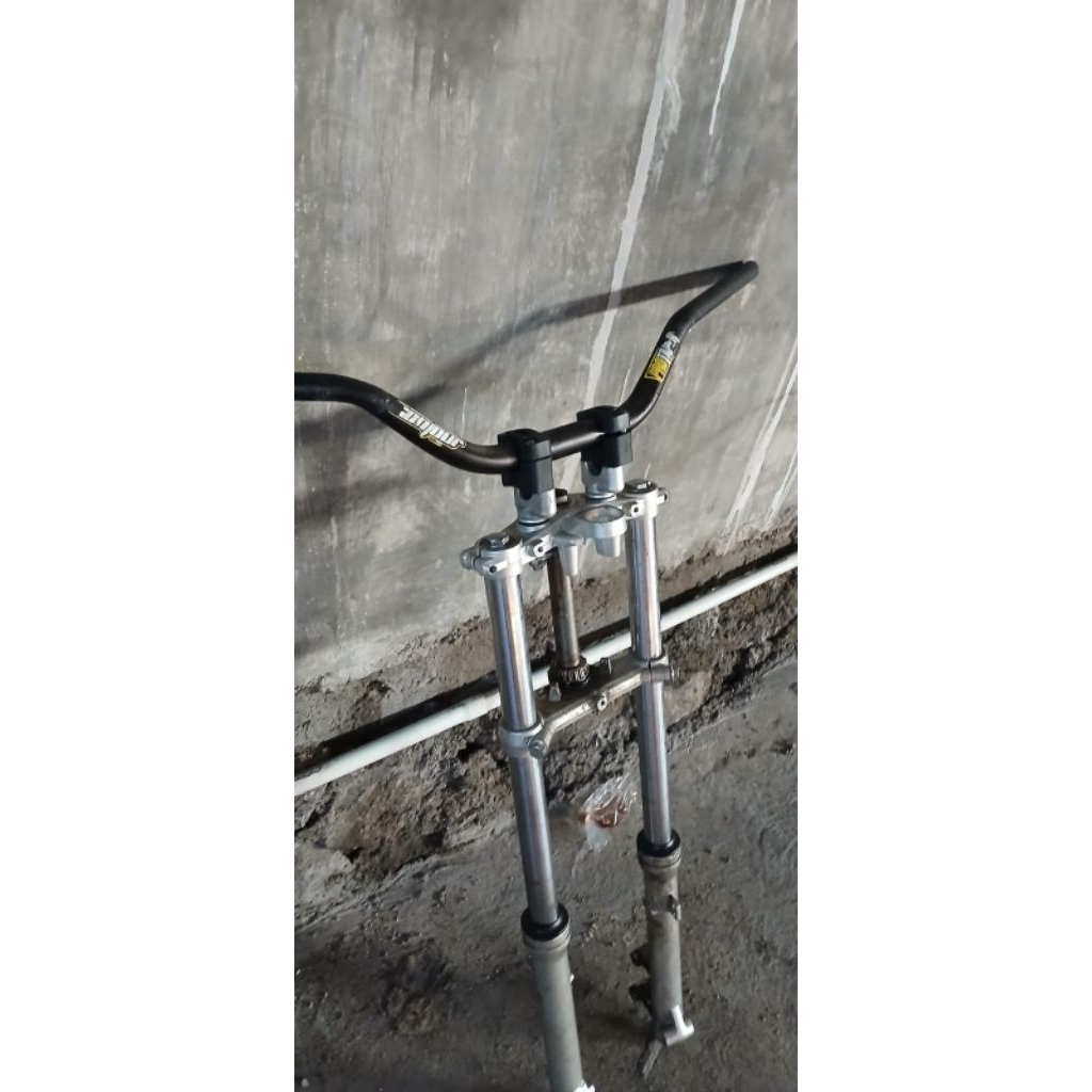 tele KLX 150 copotan plaus stang