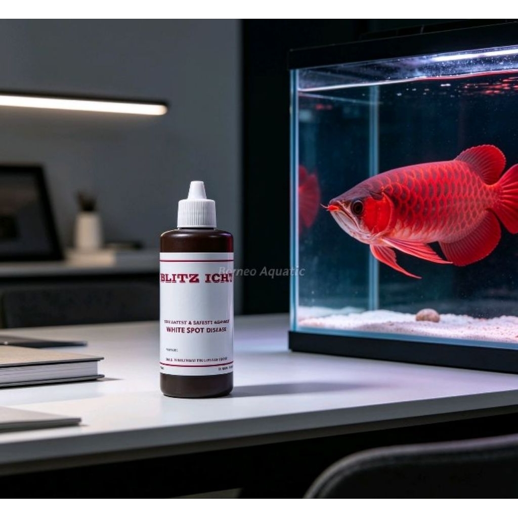 OBAT IKAN // OBAT KUNING // BLITZ ICHT // UNTUK PERAWATAN IKAN HIAS AIR TAWAR