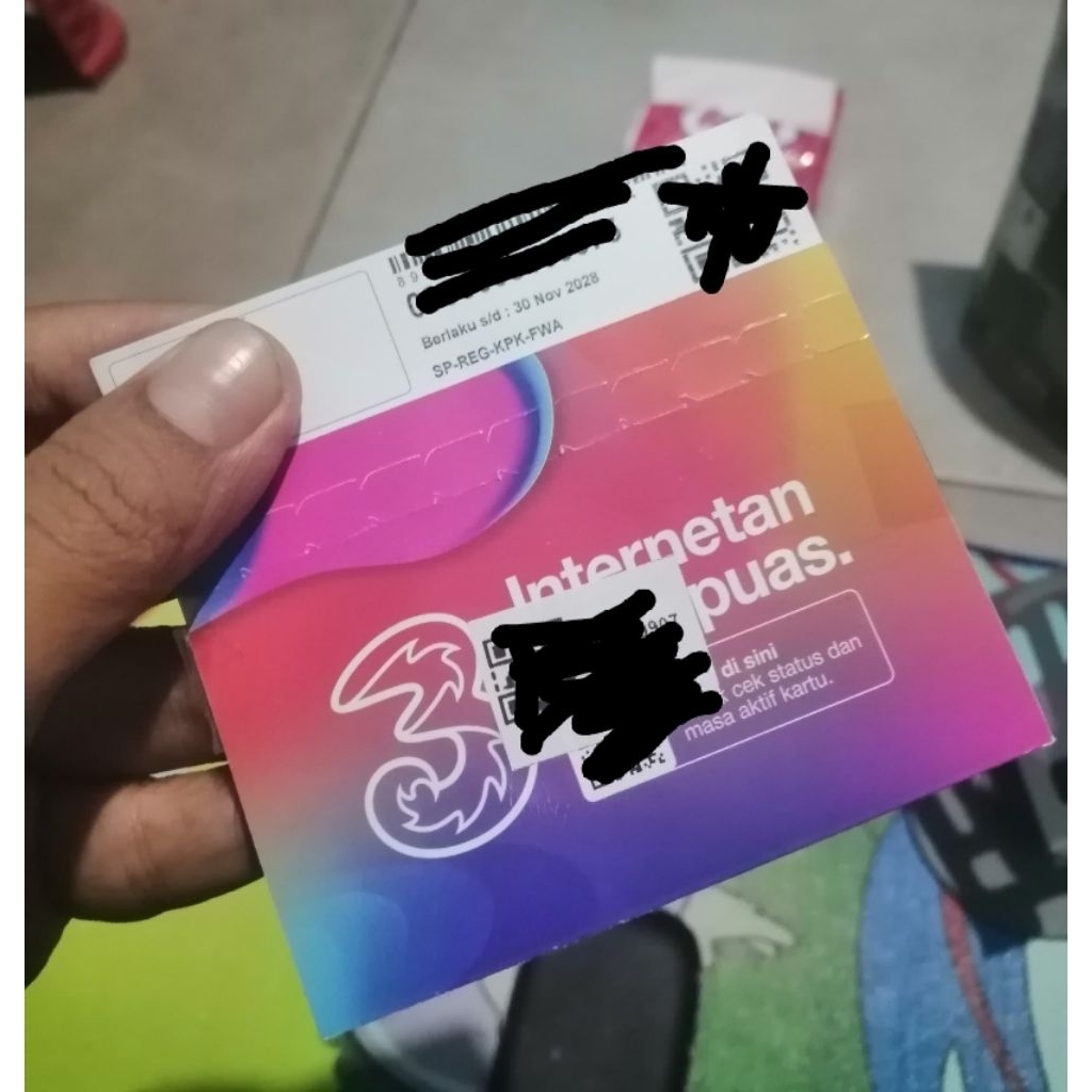 kartu perdana 3 tri indosat hifi air 15gb per bulan 1 tahun