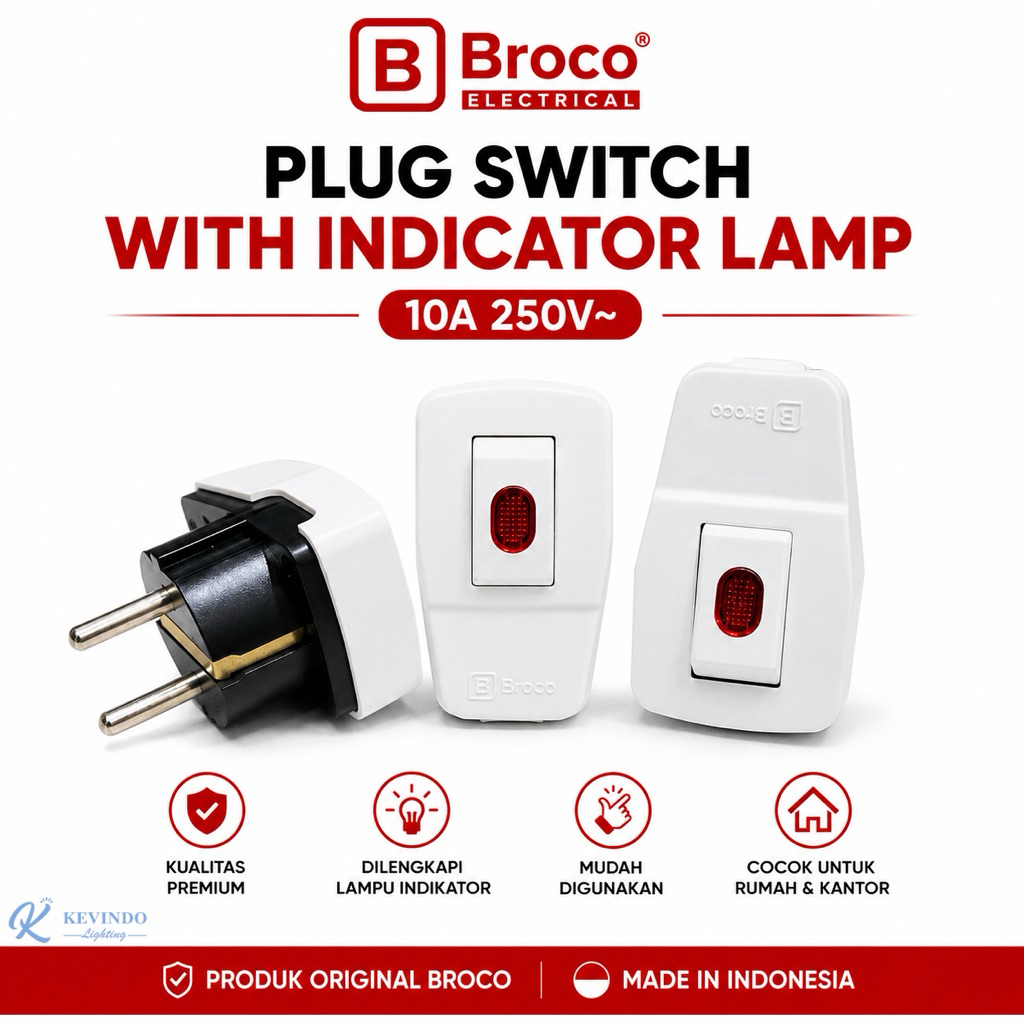 Steker + Switch Broco 13311