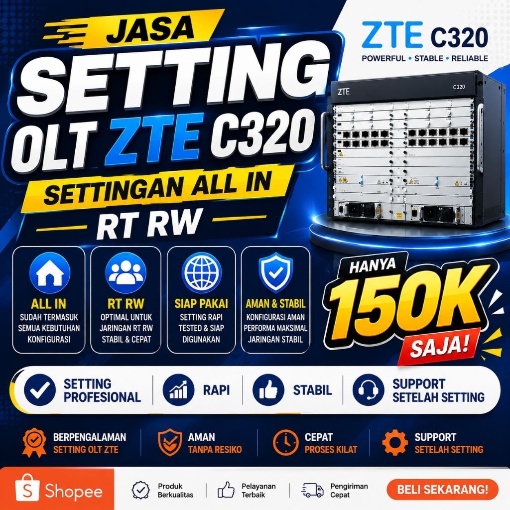 Jasa Setting OLT ZTE C320