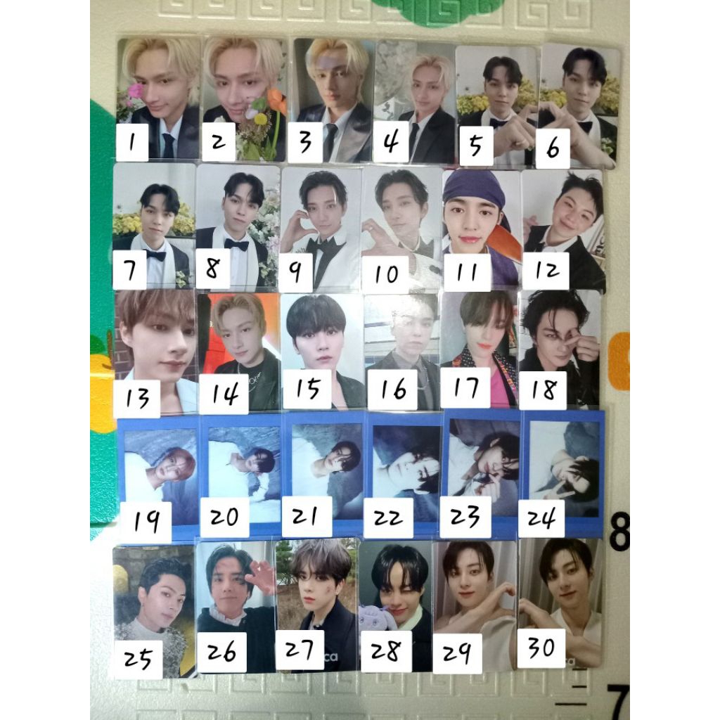 pc photocard seventeen, enhypen, the boys, tempest, hwang minhyun