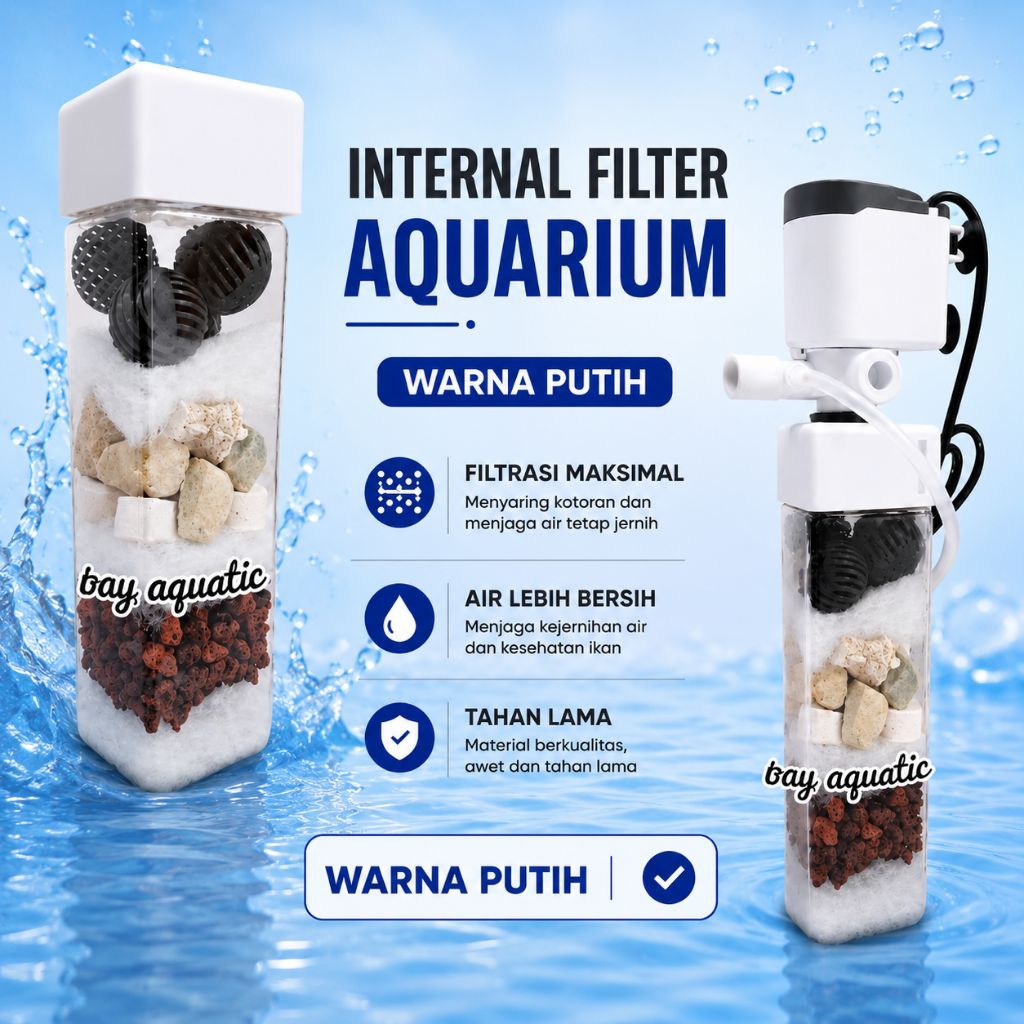 Internal Filter Aquarium Pompa Celup Ph 1200