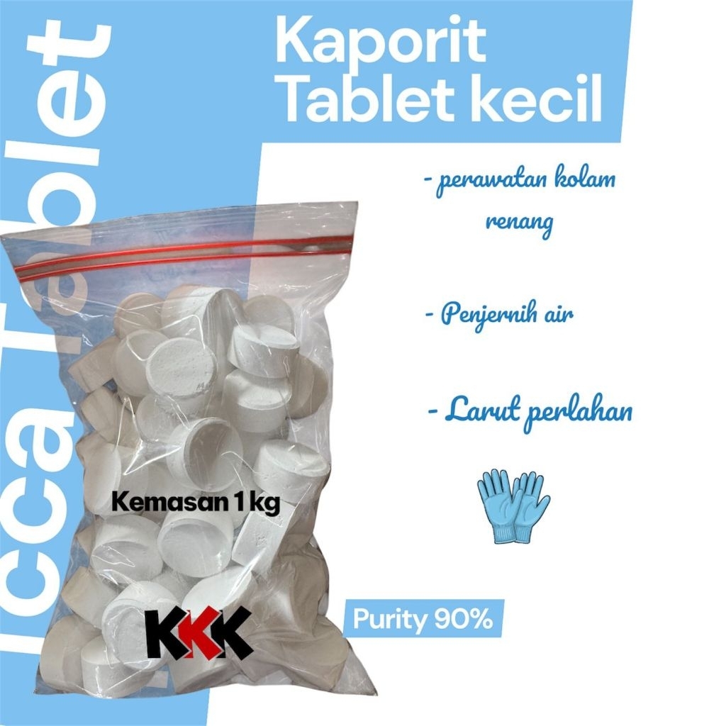 TCCA TABLET KECIL - Tcca tablet 20 gram 1 kg