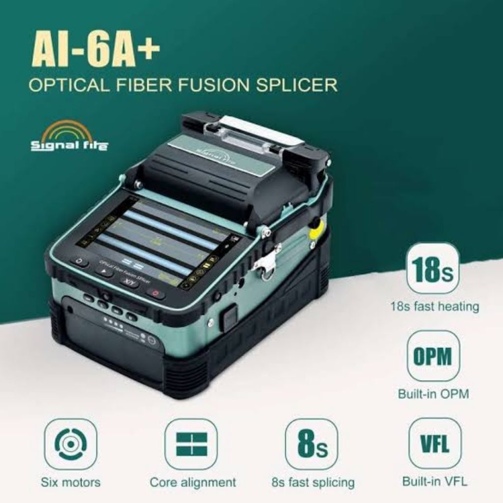splicer fiber optic Ai-6A+/alat sambung fiber optic