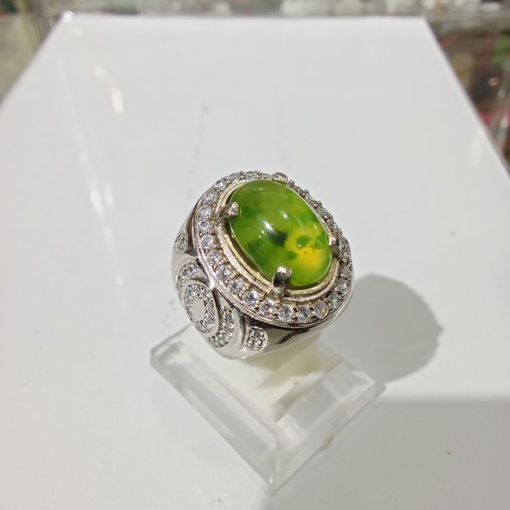 CINCIN LUMUT IDOCRASE KJ SIZE 9 ALPAKA SUPER ZIRCON
