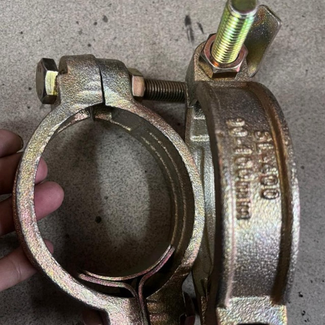 Clamp double bolt SL 400 - Clamp heavy duty / clamp besi pipa, ludek