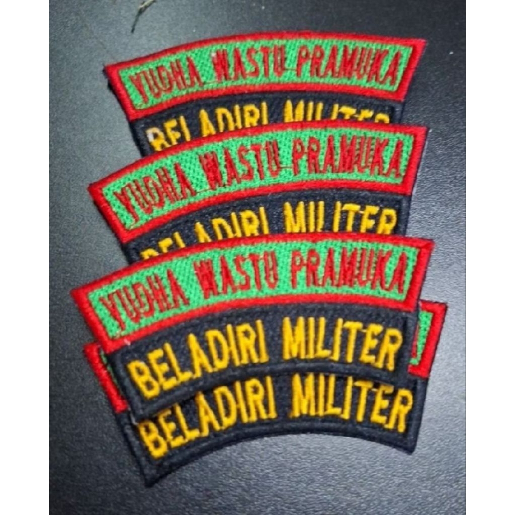 Bordir Pdh Yudha Wastu Pramuka Beladiri Militer