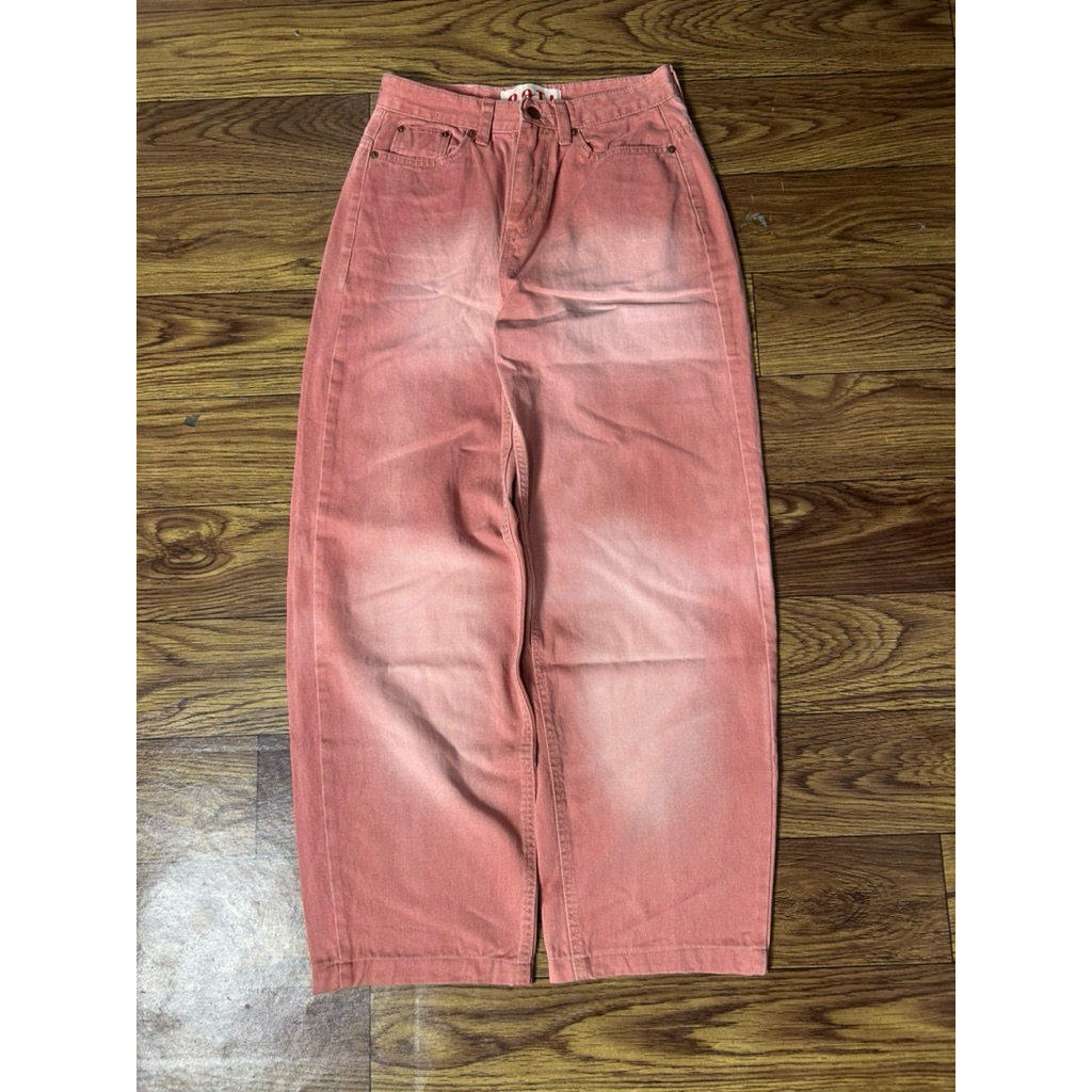 Baggy Jeans Pink Washed